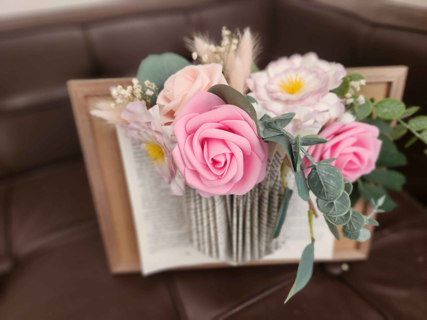 Livre Fleuri Rose