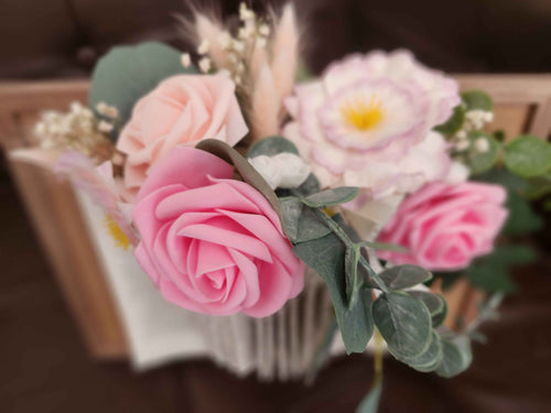 Livre Fleuri Rose