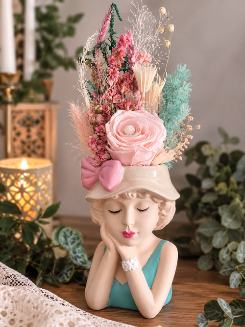 🌸 Une jolie demoiselle fleurie… 🌸